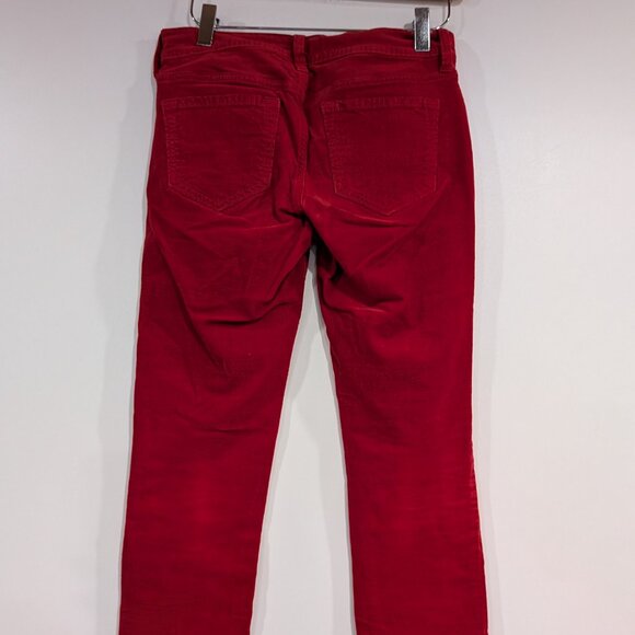 Old Navy Rockstar Skinny Corduroy Pants Red Size 4 - Picture 4 of 7